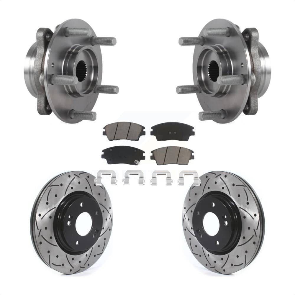 Transit Auto - KBB-120368 - Front Wheel Bearing and Hub Assembly Kits