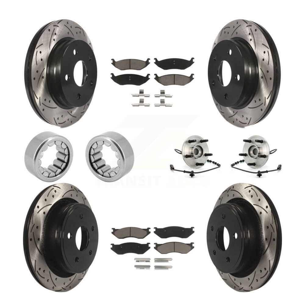 Transit Auto - KBB-120441 - Front and Rear Wheel Bearing and Hub Assembly Kits