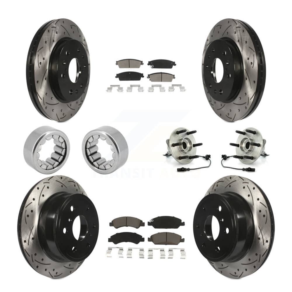 Transit Auto - KBB-120451 - Front and Rear Wheel Bearing and Hub Assembly Kits