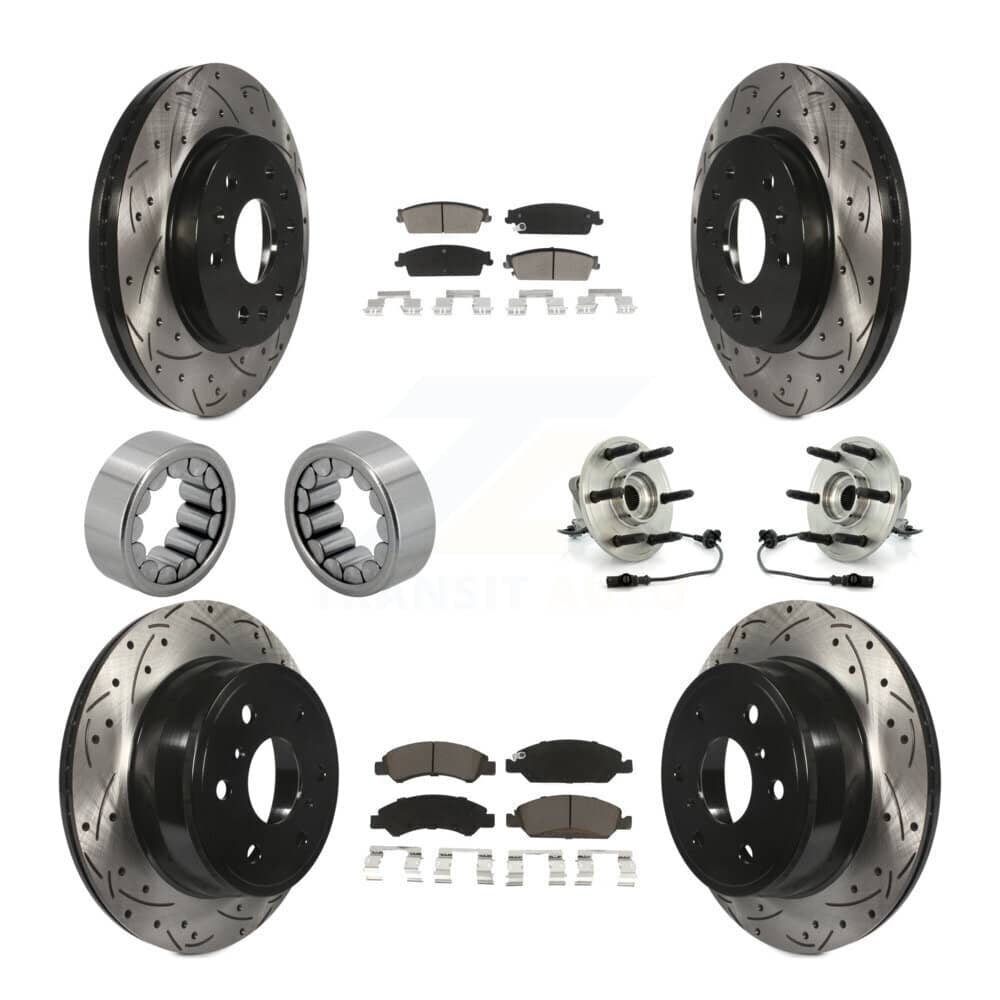 Transit Auto - KBB-120452 - Front and Rear Wheel Bearing and Hub Assembly Kits