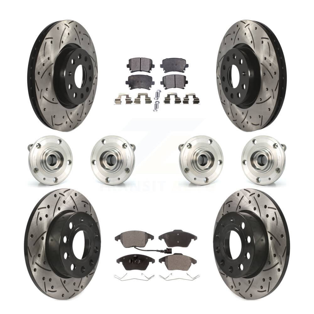 Transit Auto - KBB-120474 - Front and Rear Wheel Bearing and Hub Assembly Kits