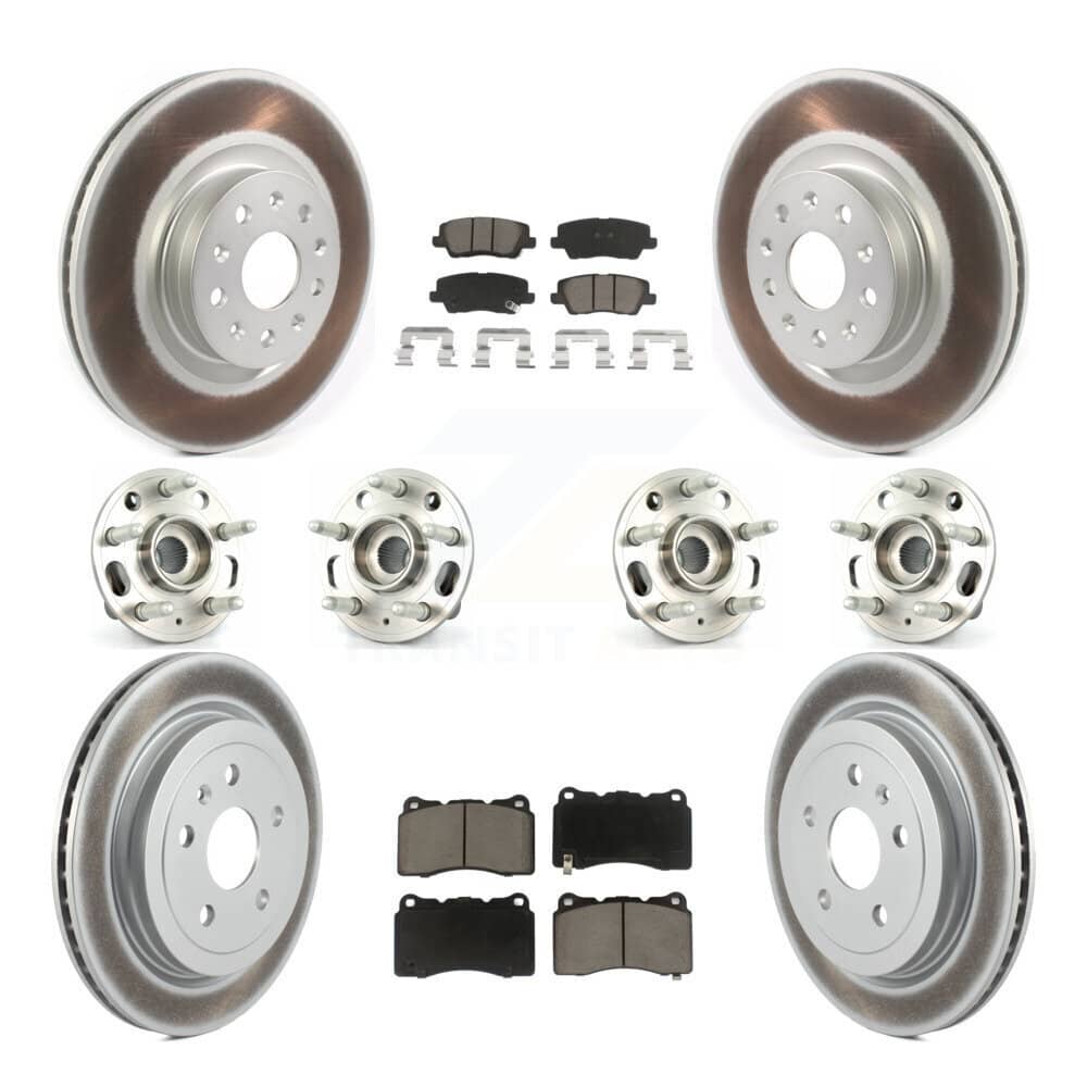 Transit Auto - KBB-120538 - Front and Rear Wheel Bearing and Hub Assembly Kits