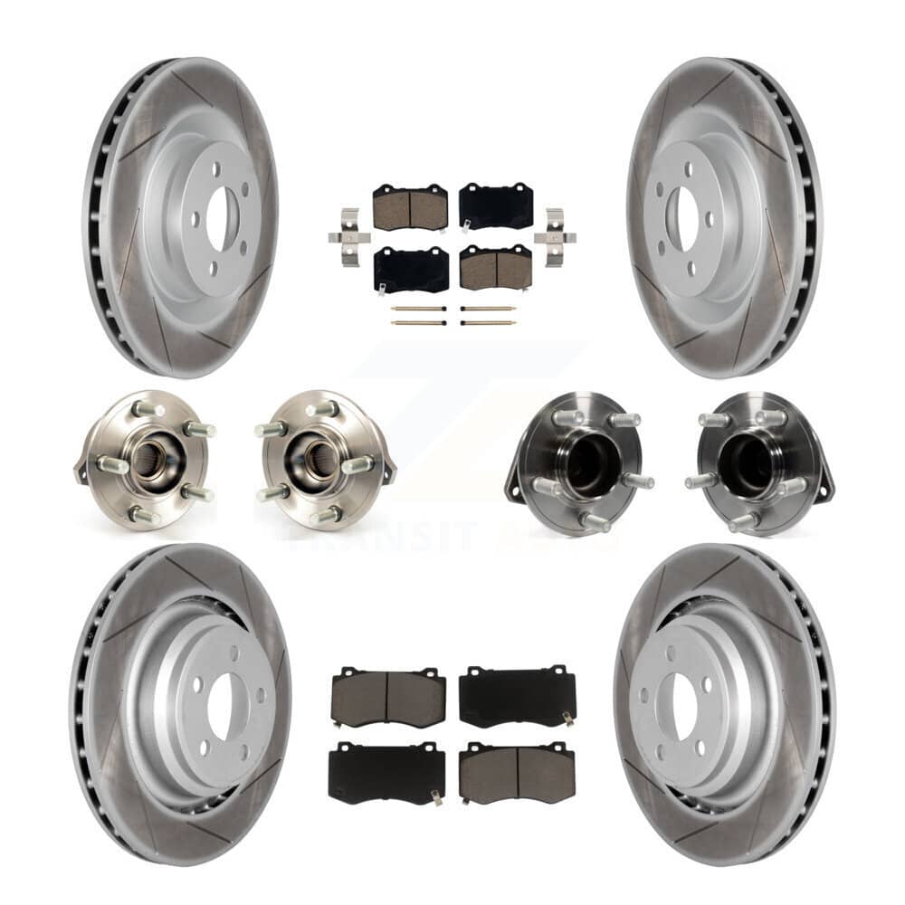 Transit Auto - KBB-120544 - Front and Rear Wheel Bearing and Hub Assembly Kits