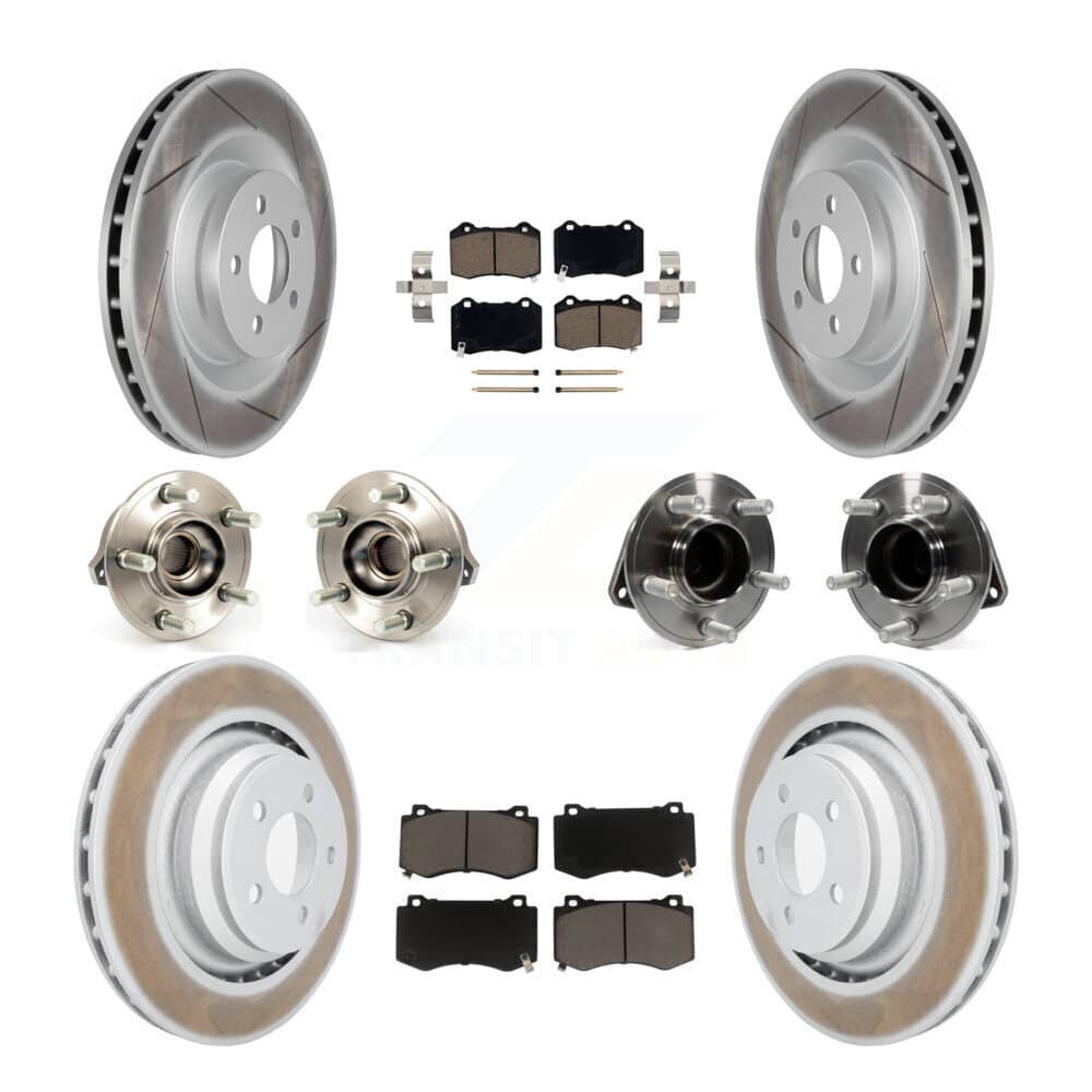 Transit Auto - KBB-120546 - Front and Rear Wheel Bearing and Hub Assembly Kits