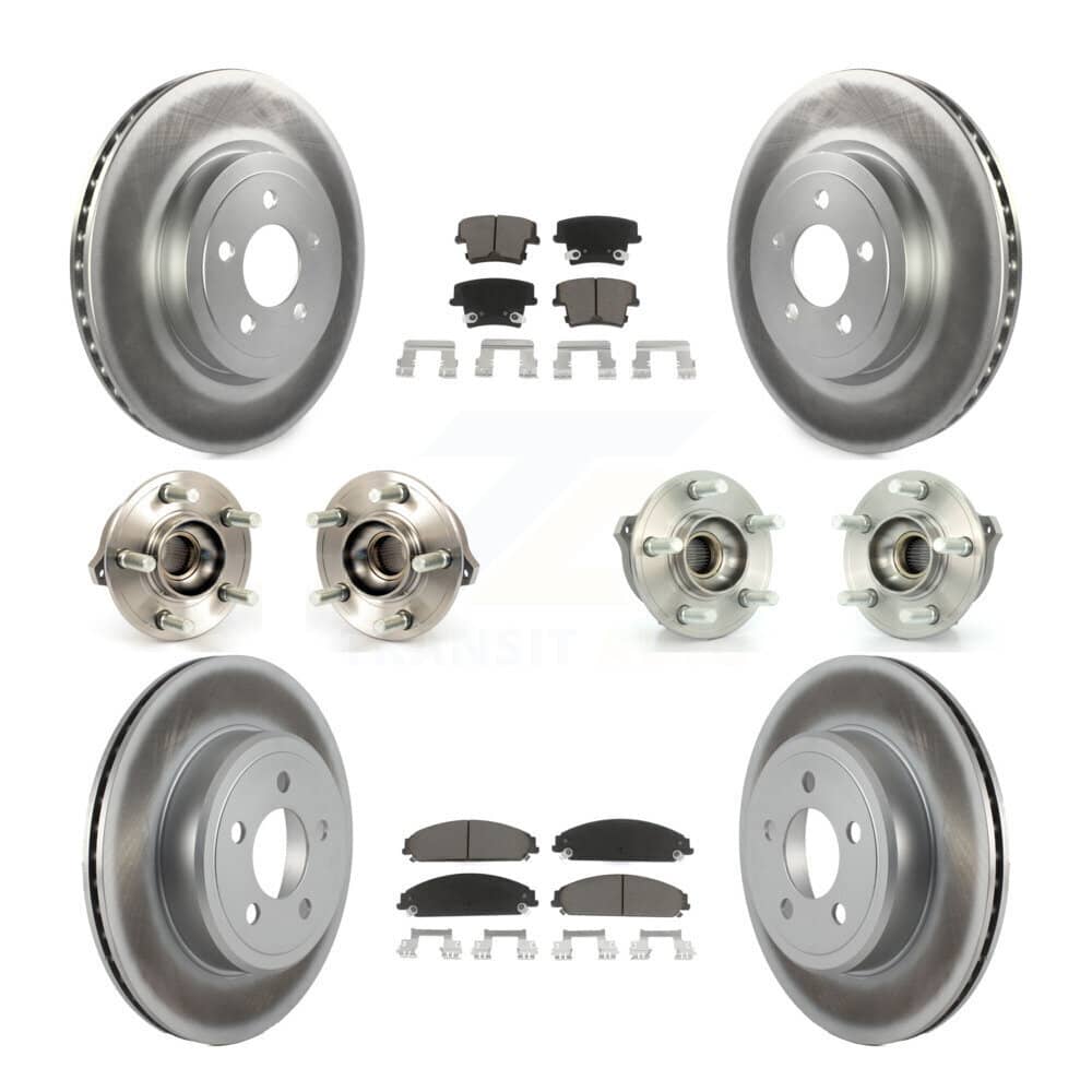 Transit Auto - KBB-120553 - Front and Rear Wheel Bearing and Hub Assembly Kits