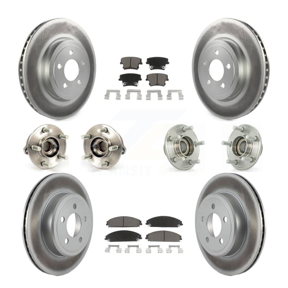 Transit Auto - KBB-120554 - Front and Rear Wheel Bearing and Hub Assembly Kits