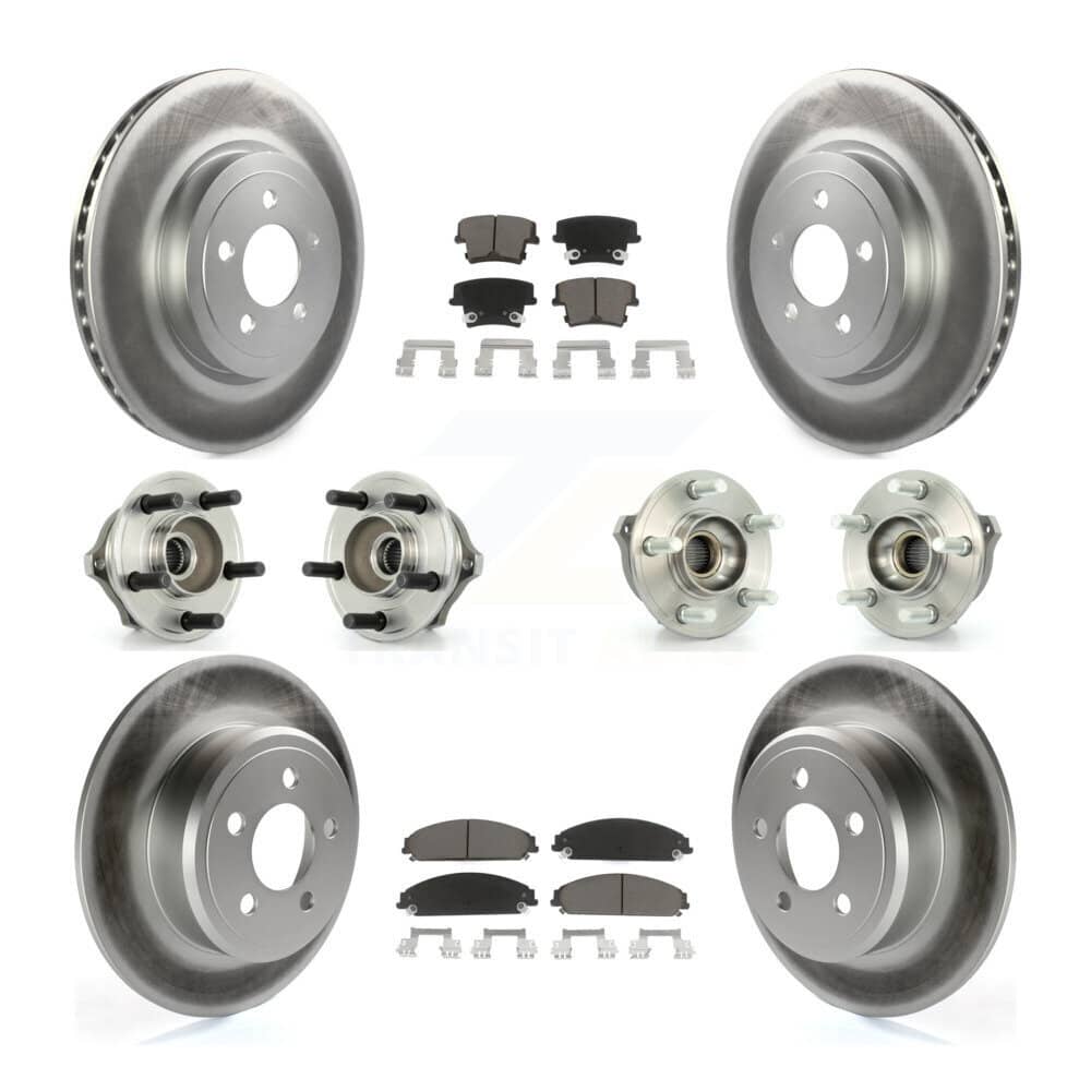 Transit Auto - KBB-120583 - Front and Rear Wheel Bearing and Hub Assembly Kits