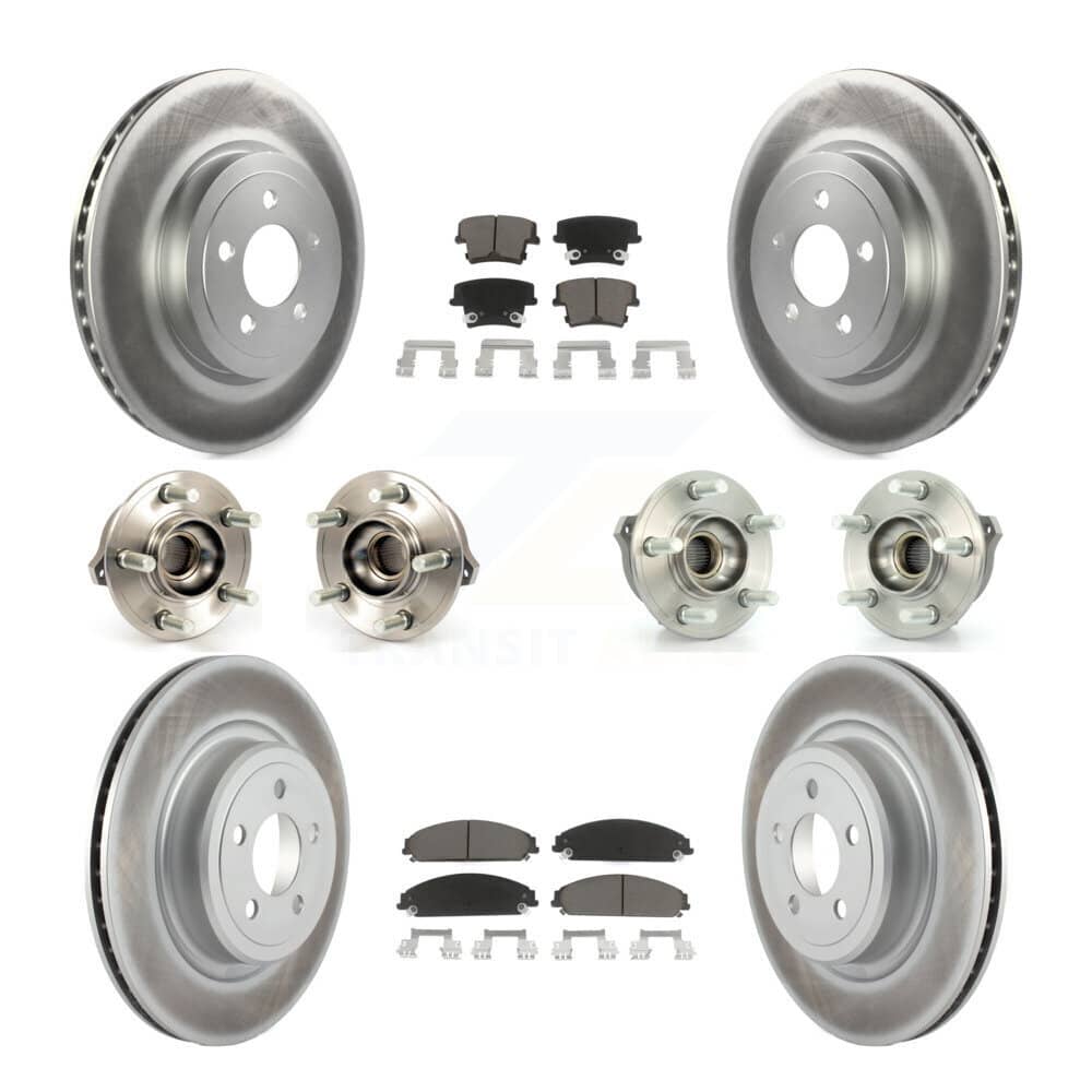 Transit Auto - KBB-120589 - Front and Rear Wheel Bearing and Hub Assembly Kits