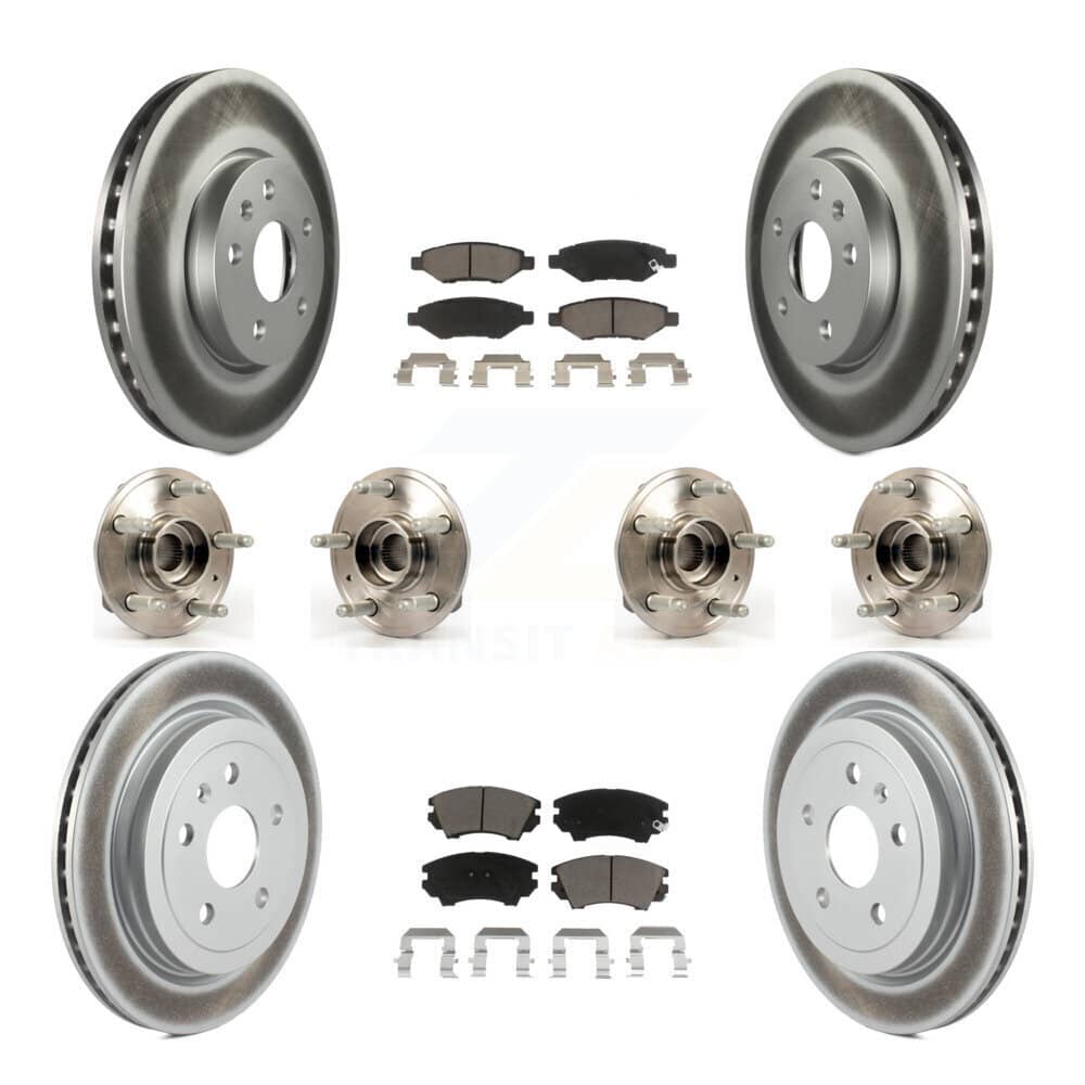 Transit Auto - KBB-120623 - Front and Rear Wheel Bearing and Hub Assembly Kits