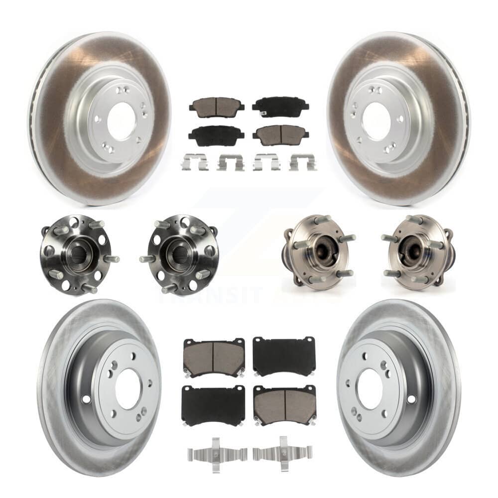 Transit Auto - KBB-120647 - Front and Rear Wheel Bearing and Hub Assembly Kits