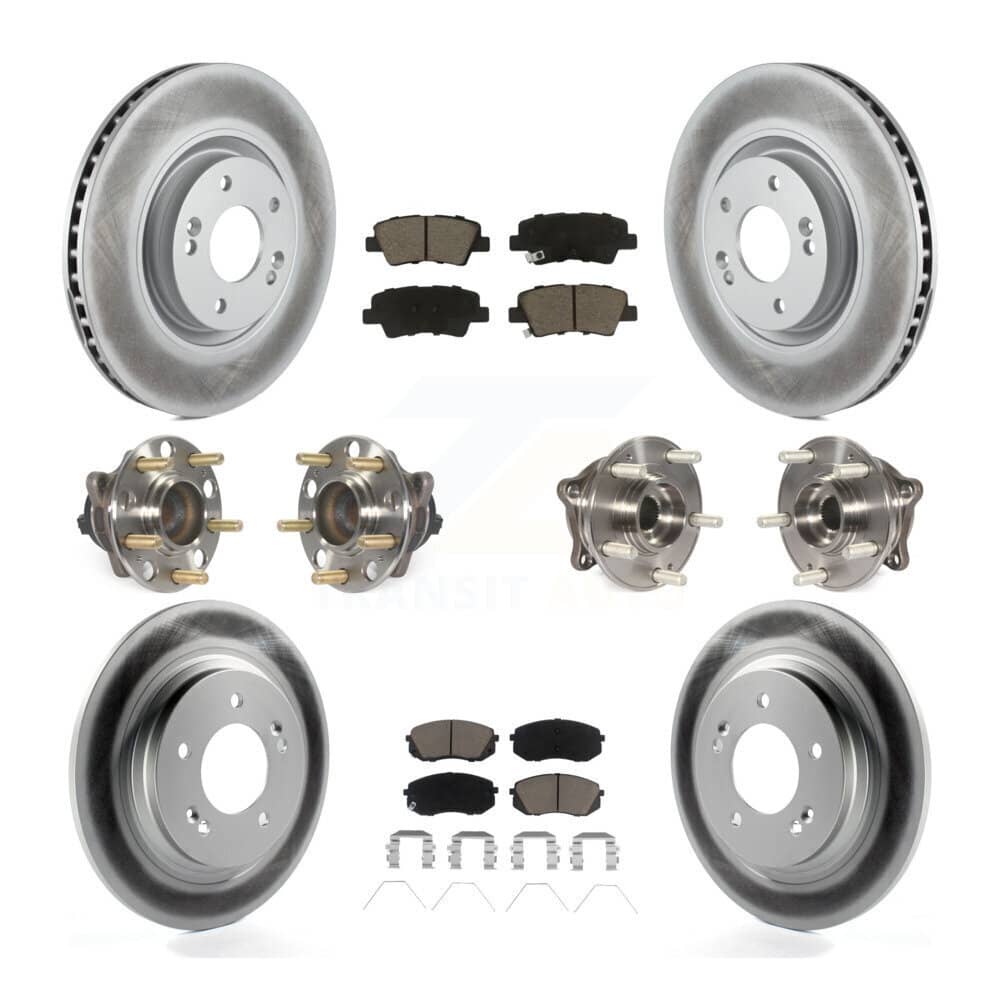 Transit Auto - KBB-120664 - Front and Rear Wheel Bearing and Hub Assembly Kits