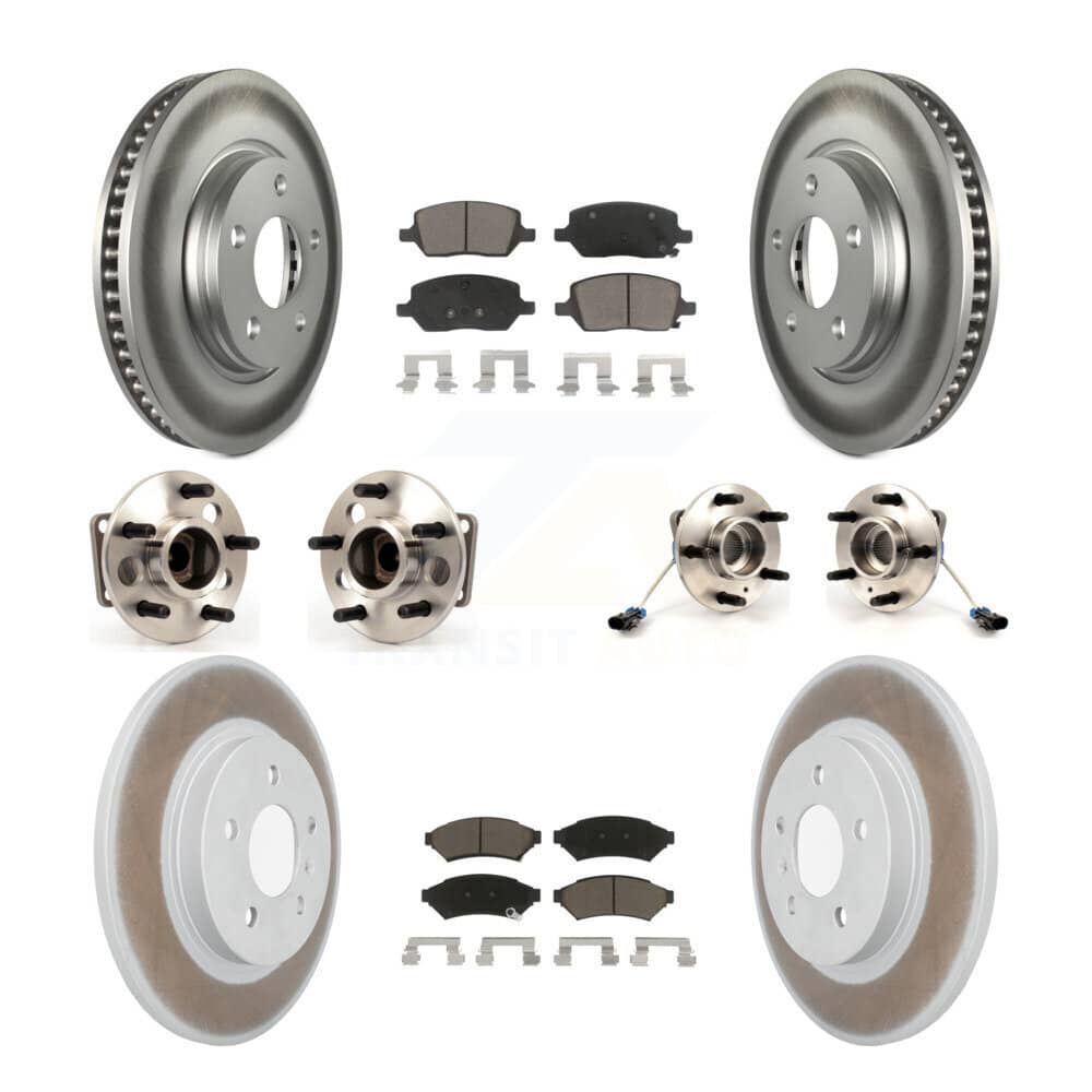 Transit Auto - KBB-120674 - Front and Rear Wheel Bearing and Hub Assembly Kits