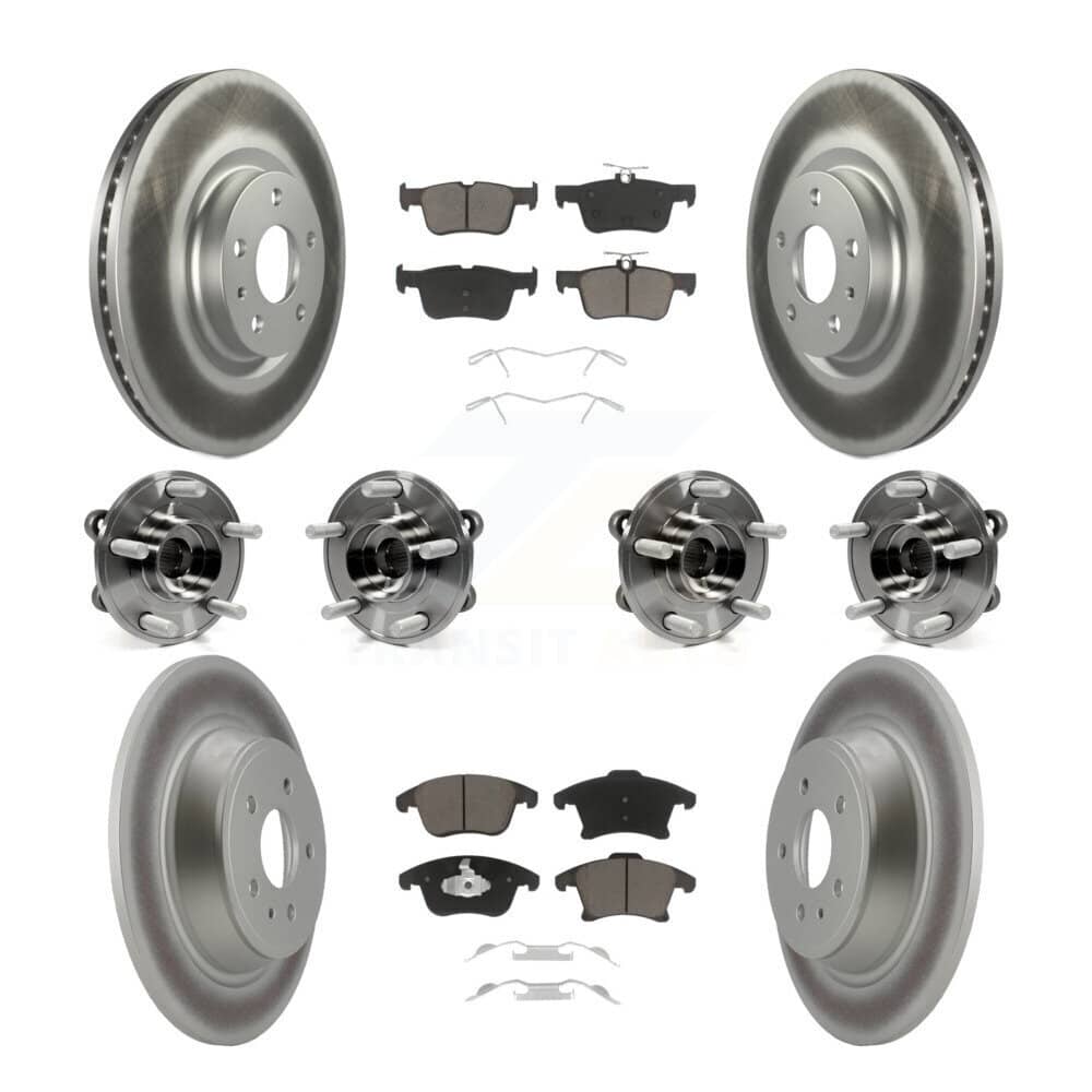 Transit Auto - KBB-120680 - Front and Rear Wheel Bearing and Hub Assembly Kits