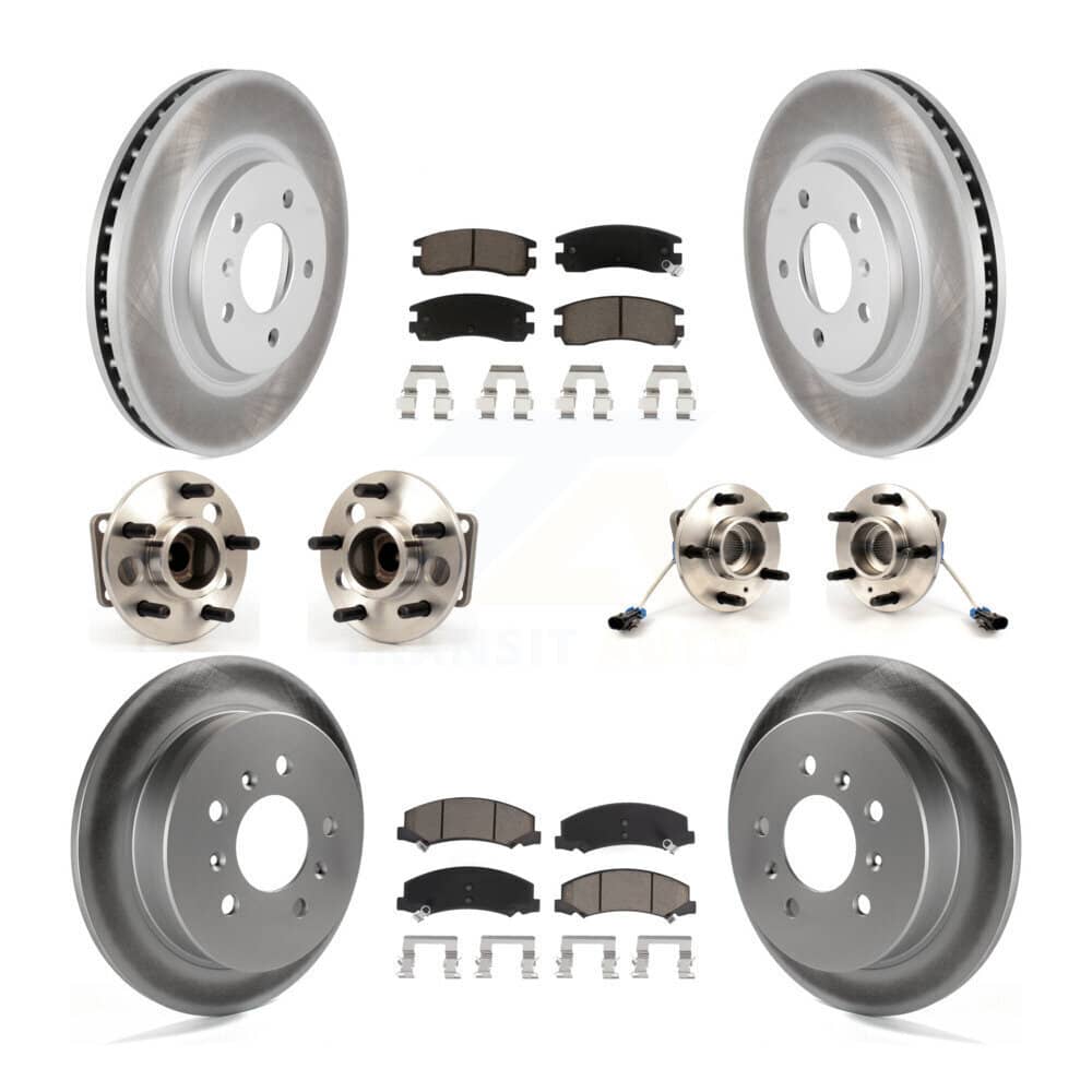 Transit Auto - KBB-120754 - Front and Rear Wheel Bearing and Hub Assembly Kits