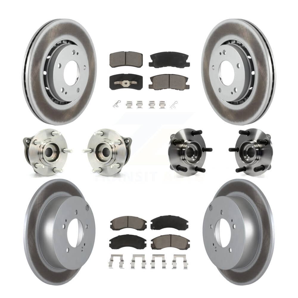 Transit Auto - KBB-120756 - Front and Rear Wheel Bearing and Hub Assembly Kits