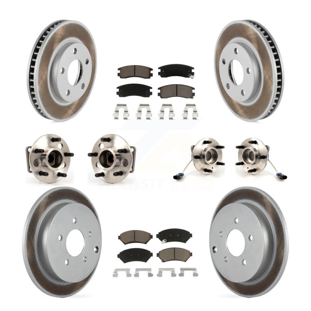 Transit Auto - KBB-120770 - Front and Rear Wheel Bearing and Hub Assembly Kits
