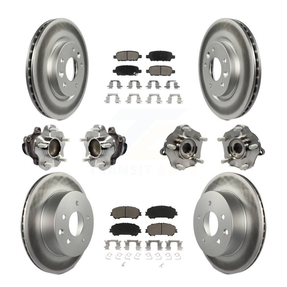 Transit Auto - KBB-120782 - Front and Rear Wheel Bearing and Hub Assembly Kits
