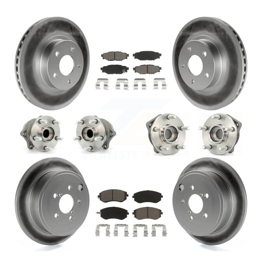 Transit Auto - KBB-120803 - Front and Rear Wheel Bearing and Hub Assembly Kits