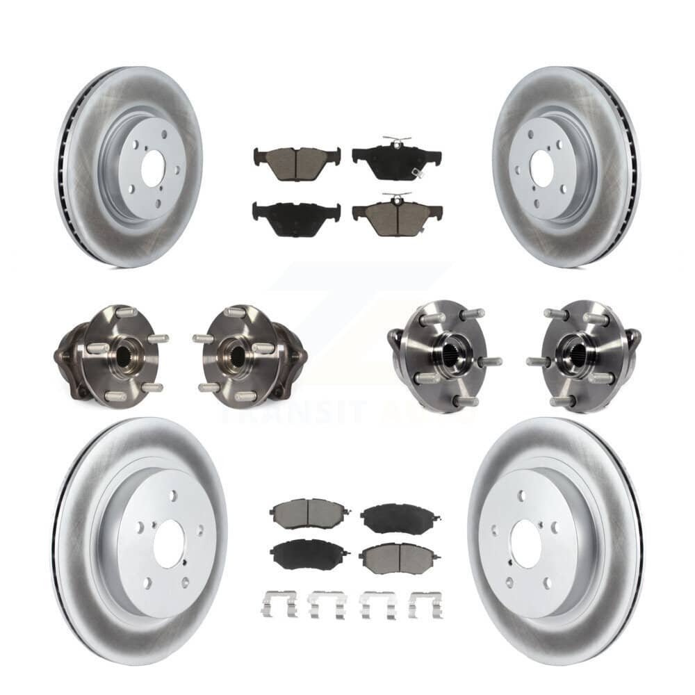 Transit Auto - KBB-120807 - Front and Rear Wheel Bearing and Hub Assembly Kits