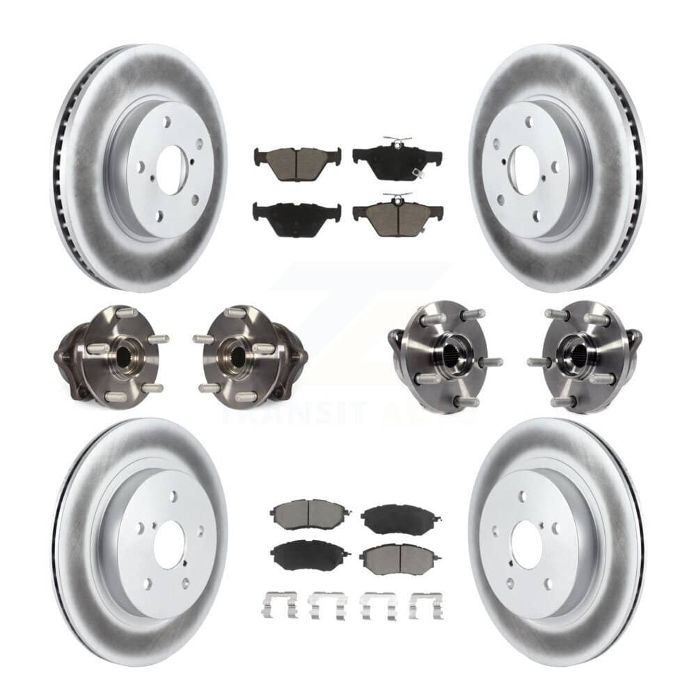 Transit Auto - KBB-120808 - Front and Rear Wheel Bearing and Hub Assembly Kits
