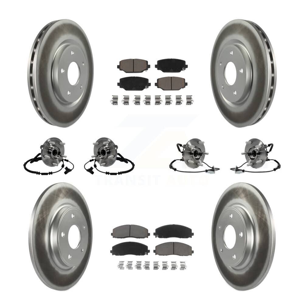 Transit Auto - KBB-120820 - Front and Rear Wheel Bearing and Hub Assembly Kits