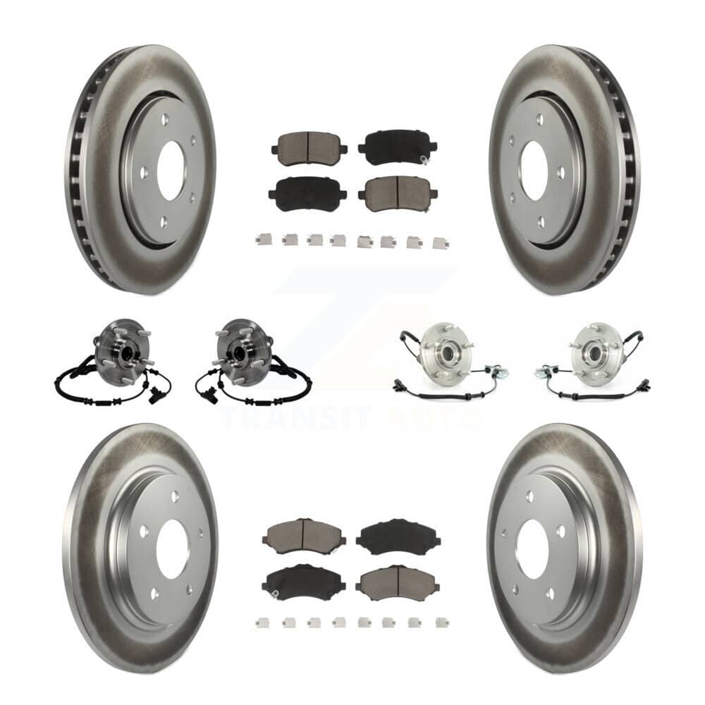 Transit Auto - KBB-120821 - Front and Rear Wheel Bearing and Hub Assembly Kits