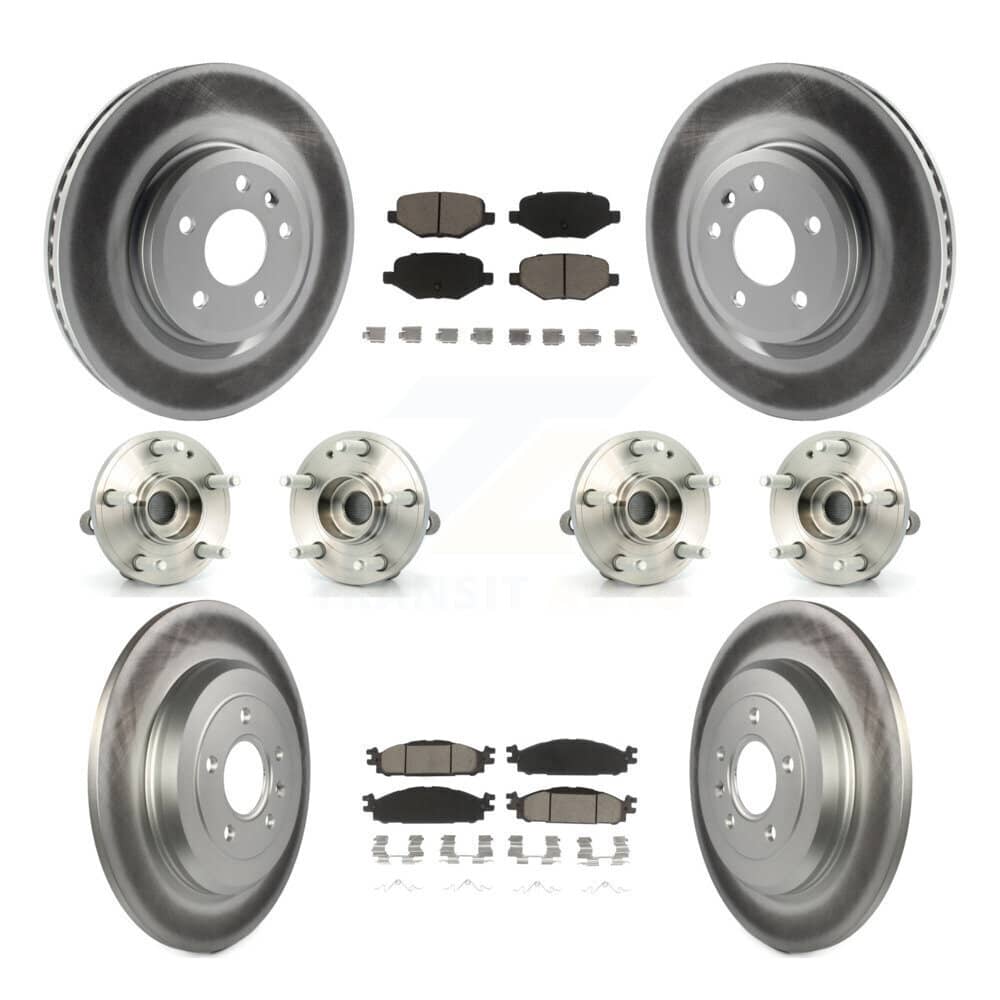 Transit Auto - KBB-120835 - Front and Rear Wheel Bearing and Hub Assembly Kits