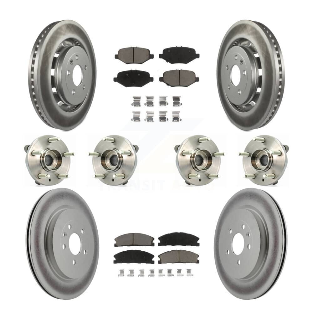 Transit Auto - KBB-120837 - Front and Rear Wheel Bearing and Hub Assembly Kits