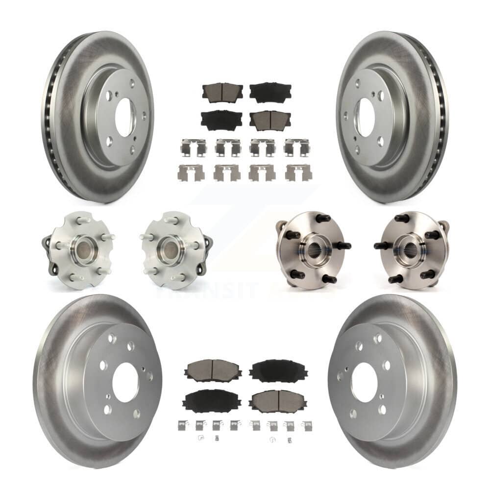 Transit Auto - KBB-120843 - Front and Rear Wheel Bearing and Hub Assembly Kits