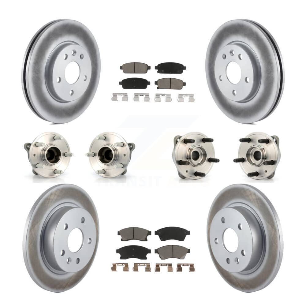Transit Auto - KBB-120857 - Front and Rear Wheel Bearing and Hub Assembly Kits