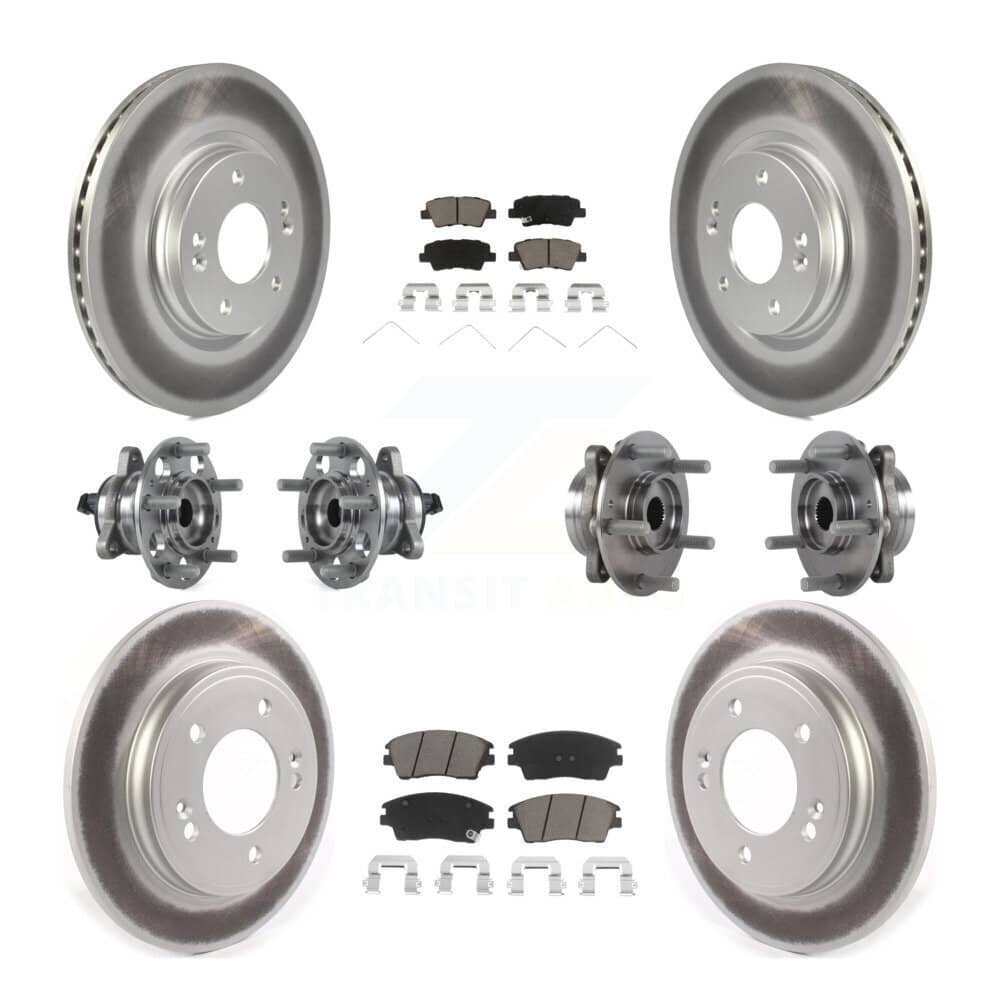 Transit Auto - KBB-120861 - Front and Rear Wheel Bearing and Hub Assembly Kits