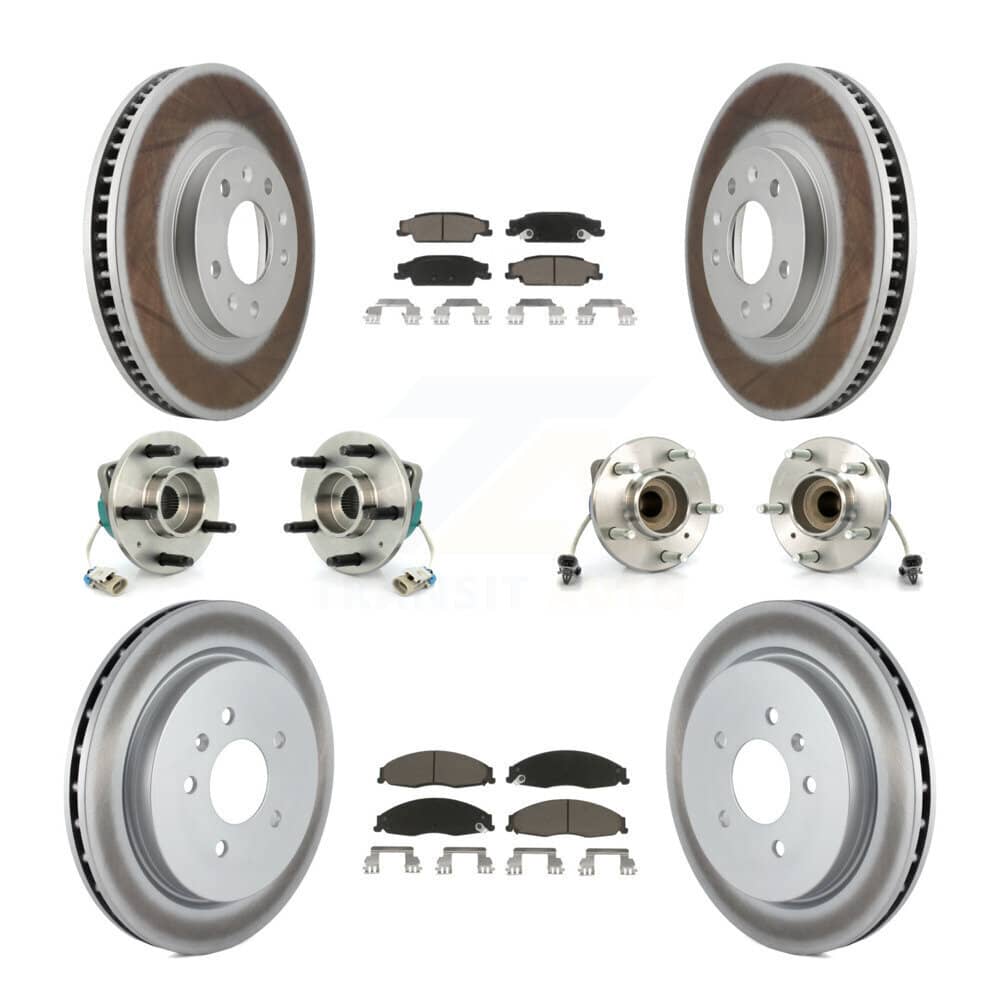 Transit Auto - KBB-120877 - Front and Rear Wheel Bearing and Hub Assembly Kits