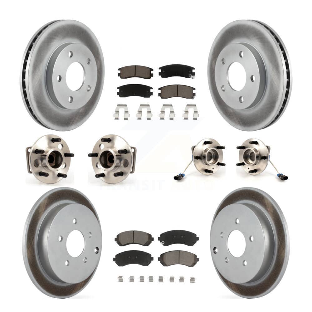 Transit Auto - KBB-120878 - Front and Rear Wheel Bearing and Hub Assembly Kits