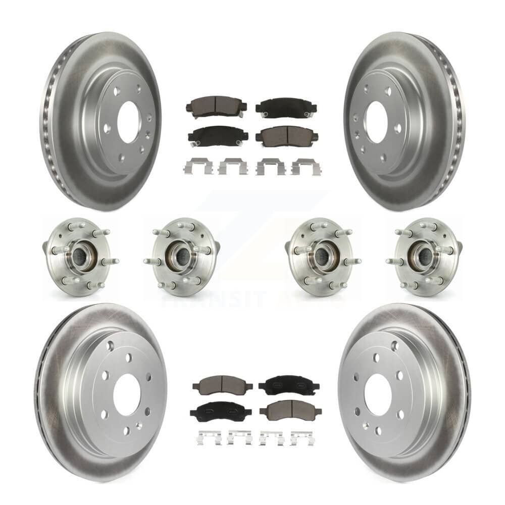 Transit Auto - KBB-120884 - Front and Rear Wheel Bearing and Hub Assembly Kits