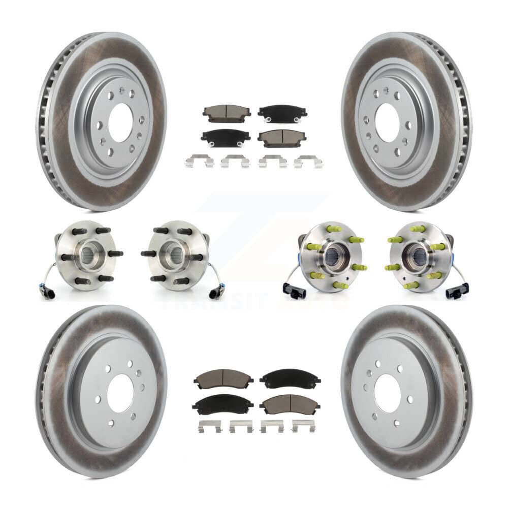 Transit Auto - KBB-120893 - Front and Rear Wheel Bearing and Hub Assembly Kits