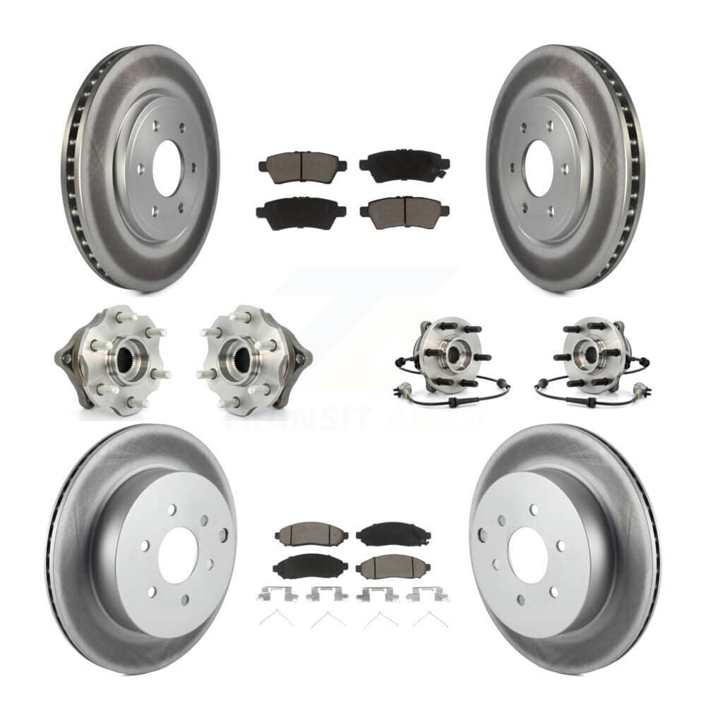 Transit Auto - KBB-120931 - Front and Rear Wheel Bearing and Hub Assembly Kits