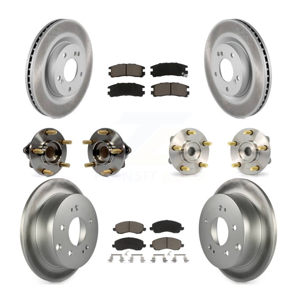 Transit Auto - KBB-120941 - Front and Rear Wheel Bearing and Hub Assembly Kits