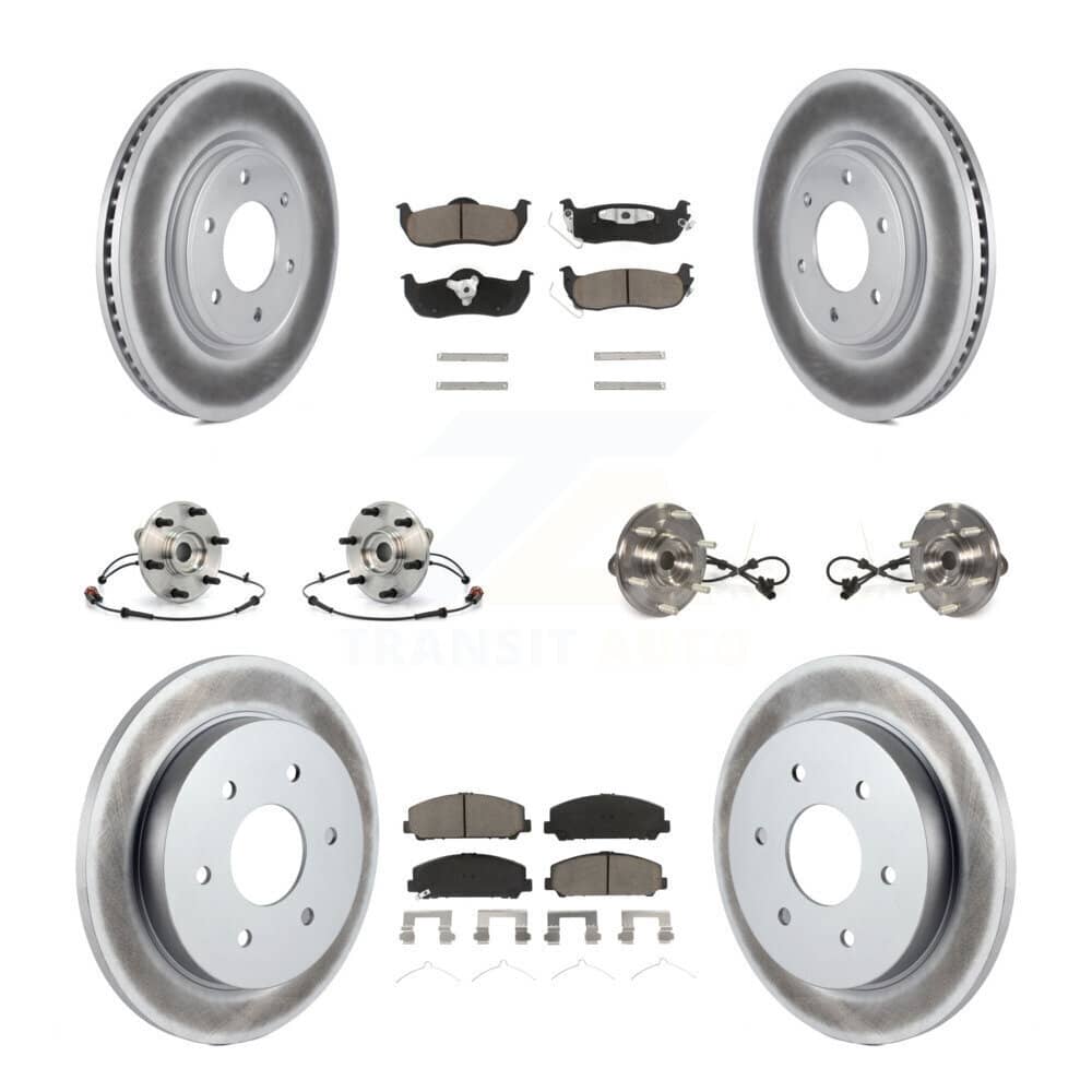 Transit Auto - KBB-120947 - Front and Rear Wheel Bearing and Hub Assembly Kits