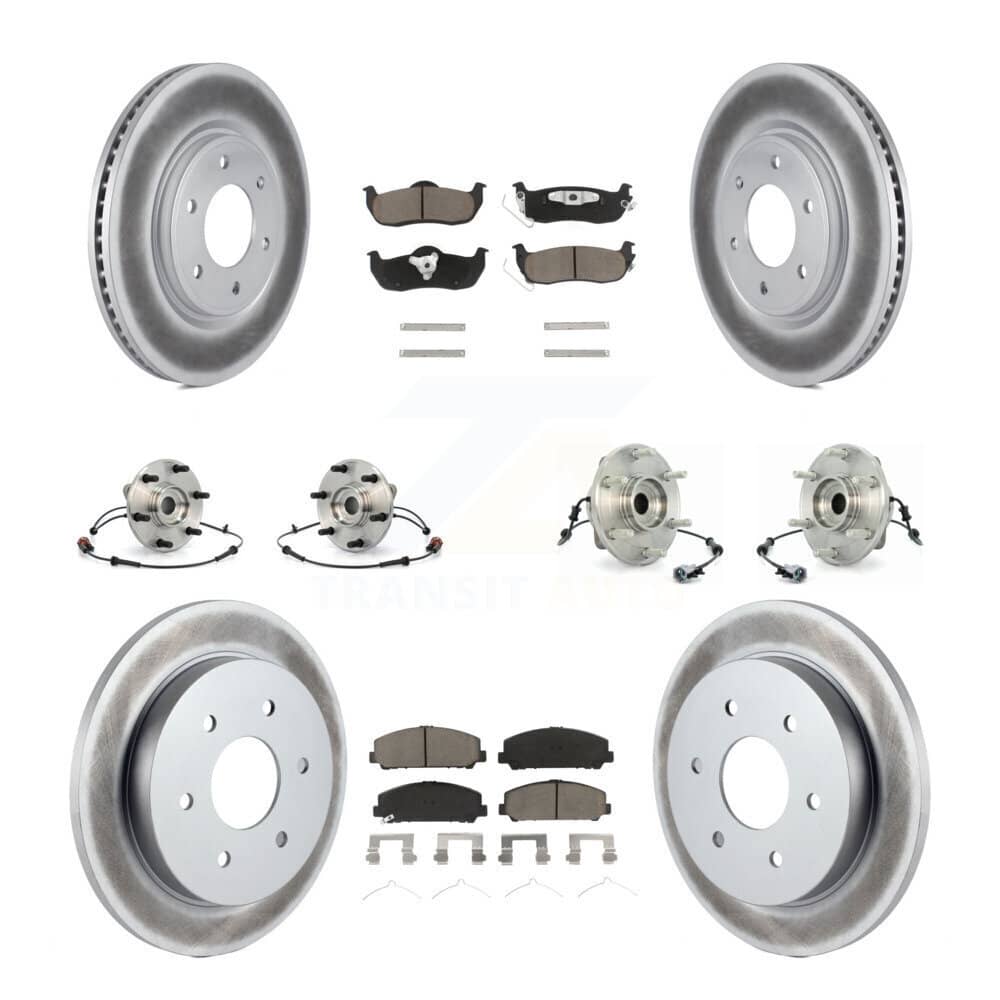 Transit Auto - KBB-120948 - Front and Rear Wheel Bearing and Hub Assembly Kits