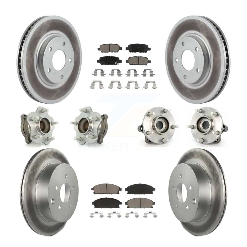 Transit Auto - KBB-120957 - Front and Rear Wheel Bearing and Hub Assembly Kits