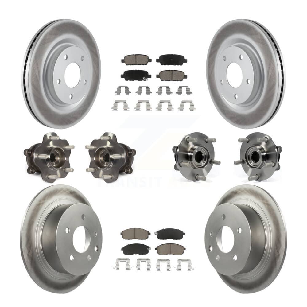 Transit Auto - KBB-120962 - Front and Rear Wheel Bearing and Hub Assembly Kits