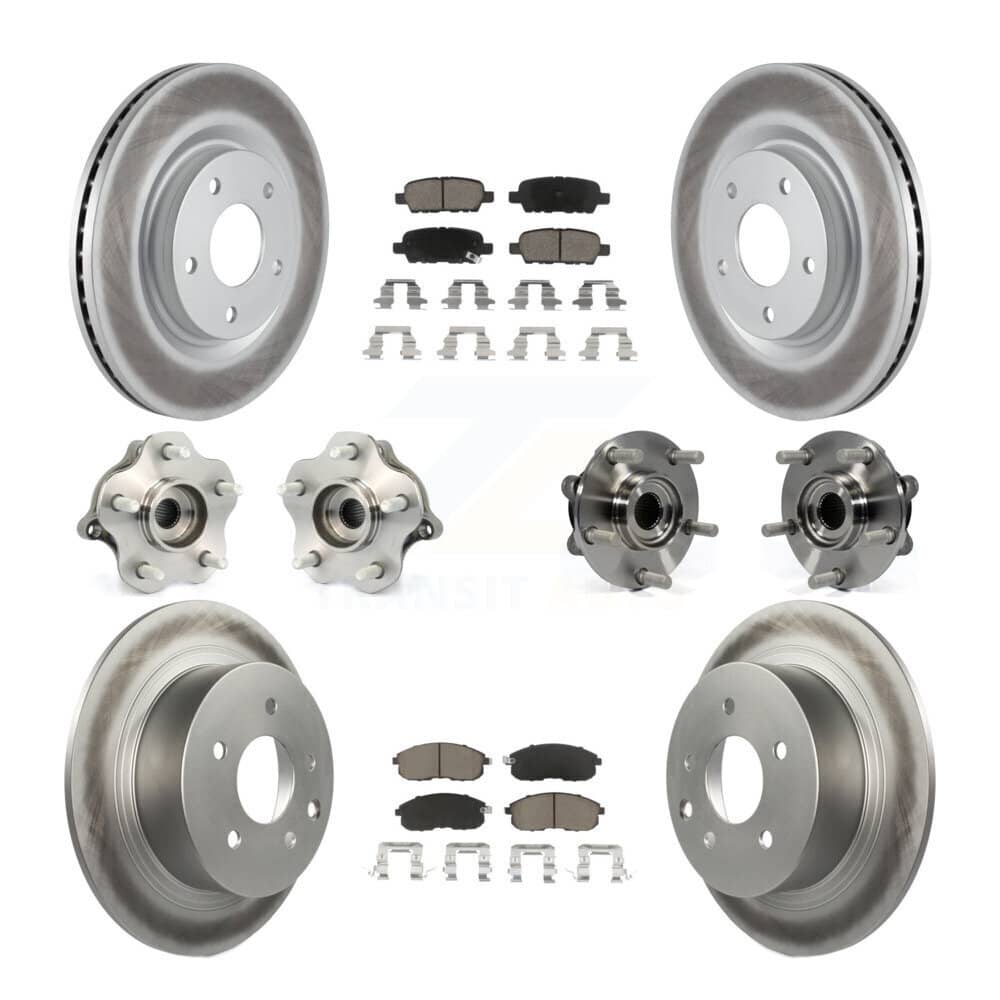 Transit Auto - KBB-120964 - Front and Rear Wheel Bearing and Hub Assembly Kits