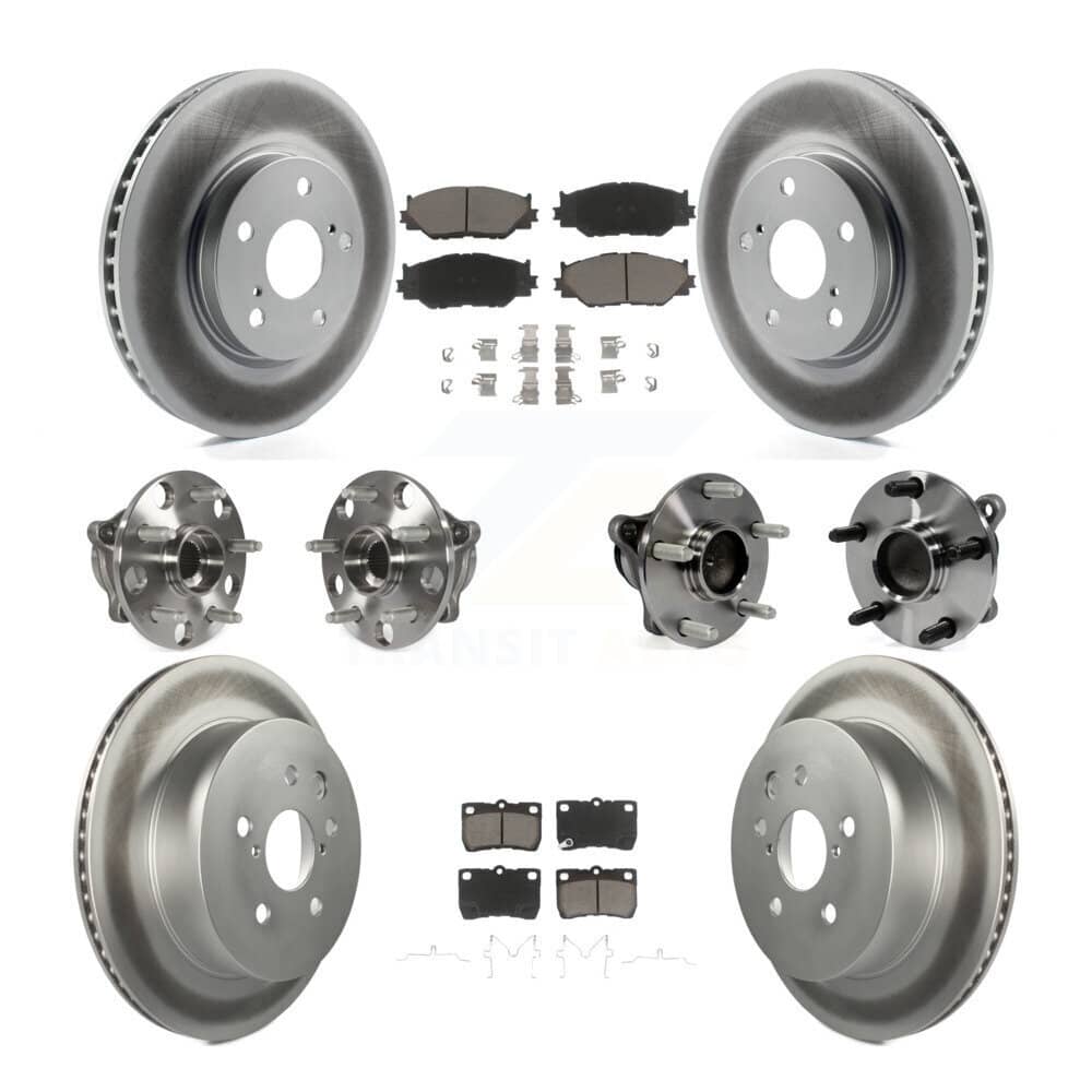 Transit Auto - KBB-121009 - Front and Rear Wheel Bearing and Hub Assembly Kits