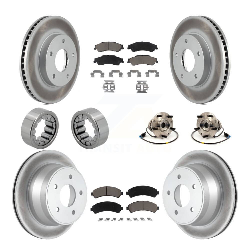 Transit Auto - KBB-121567 - Front and Rear Wheel Bearing and Hub Assembly Kits