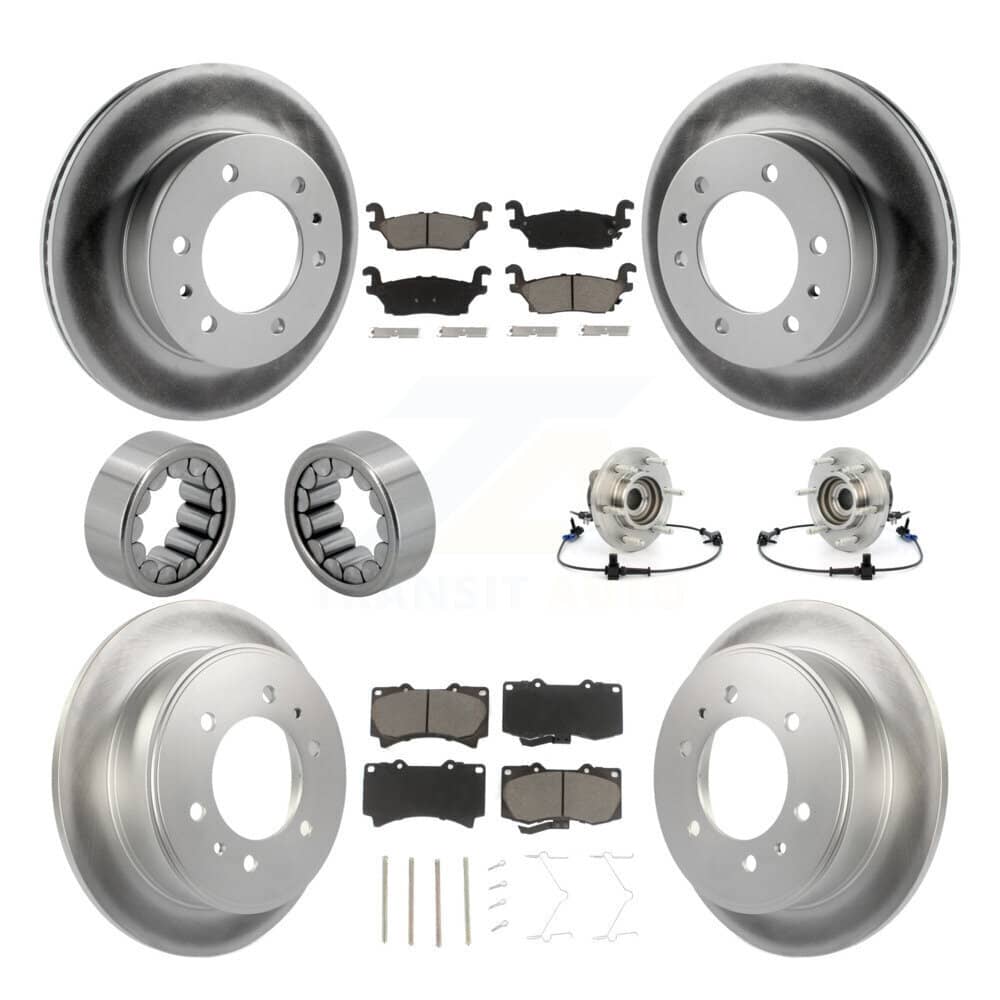 Transit Auto - KBB-121588 - Front and Rear Wheel Bearing and Hub Assembly Kits