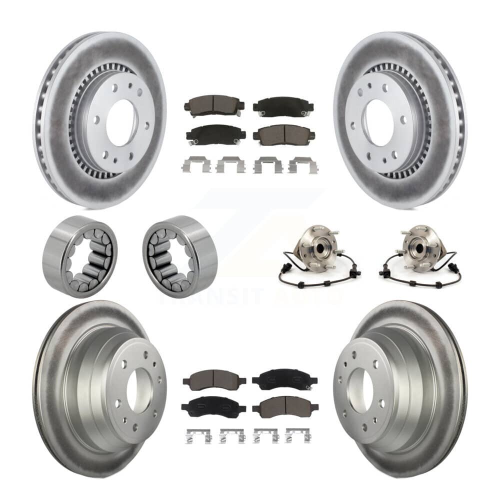 Transit Auto - KBB-121590 - Front and Rear Wheel Bearing and Hub Assembly Kits