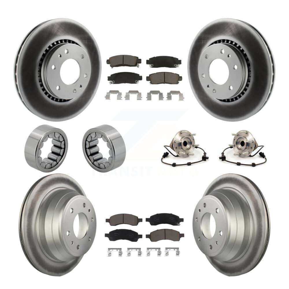 Transit Auto - KBB-121591 - Front and Rear Wheel Bearing and Hub Assembly Kits