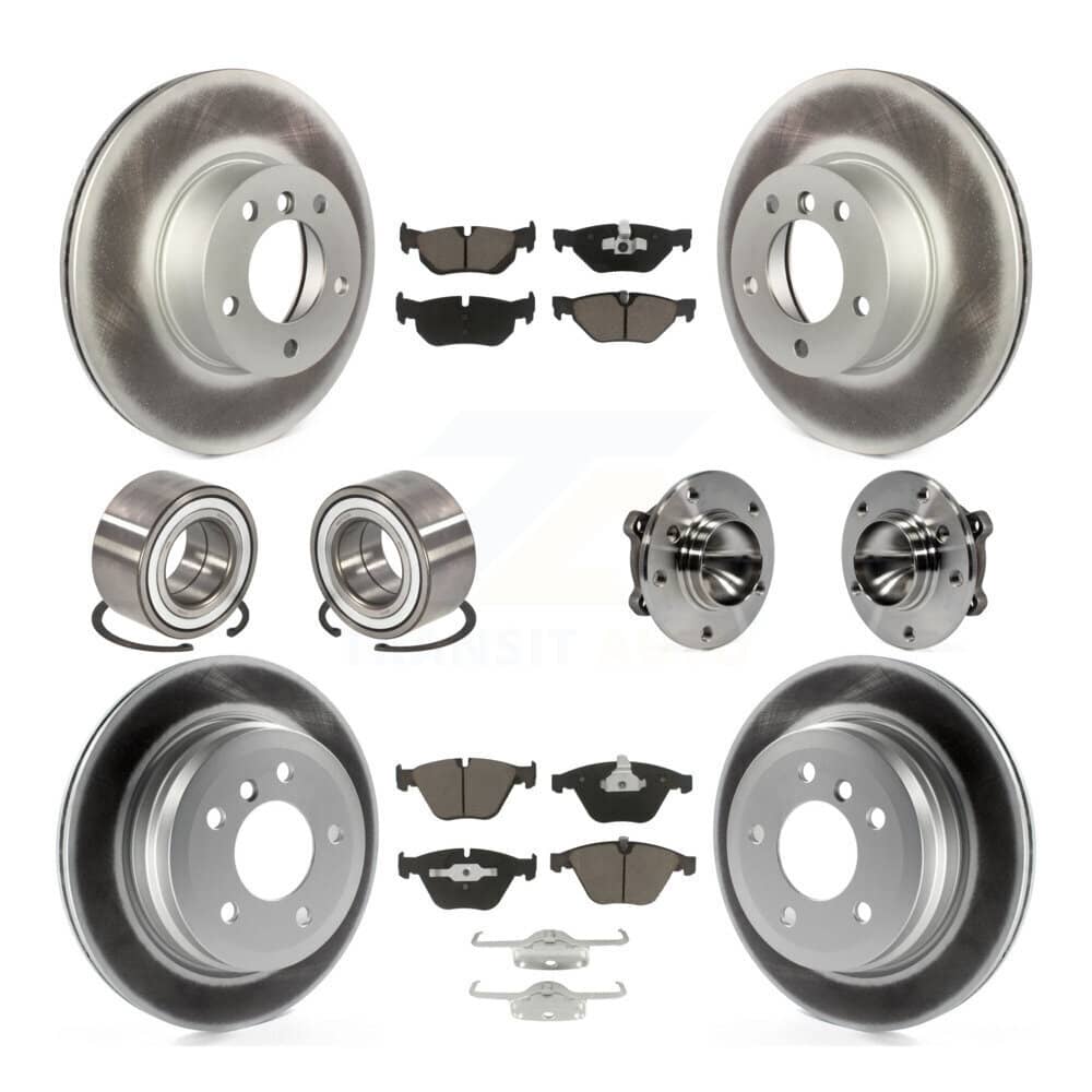 Transit Auto - KBB-121615 - Front and Rear Wheel Bearing and Hub Assembly Kits