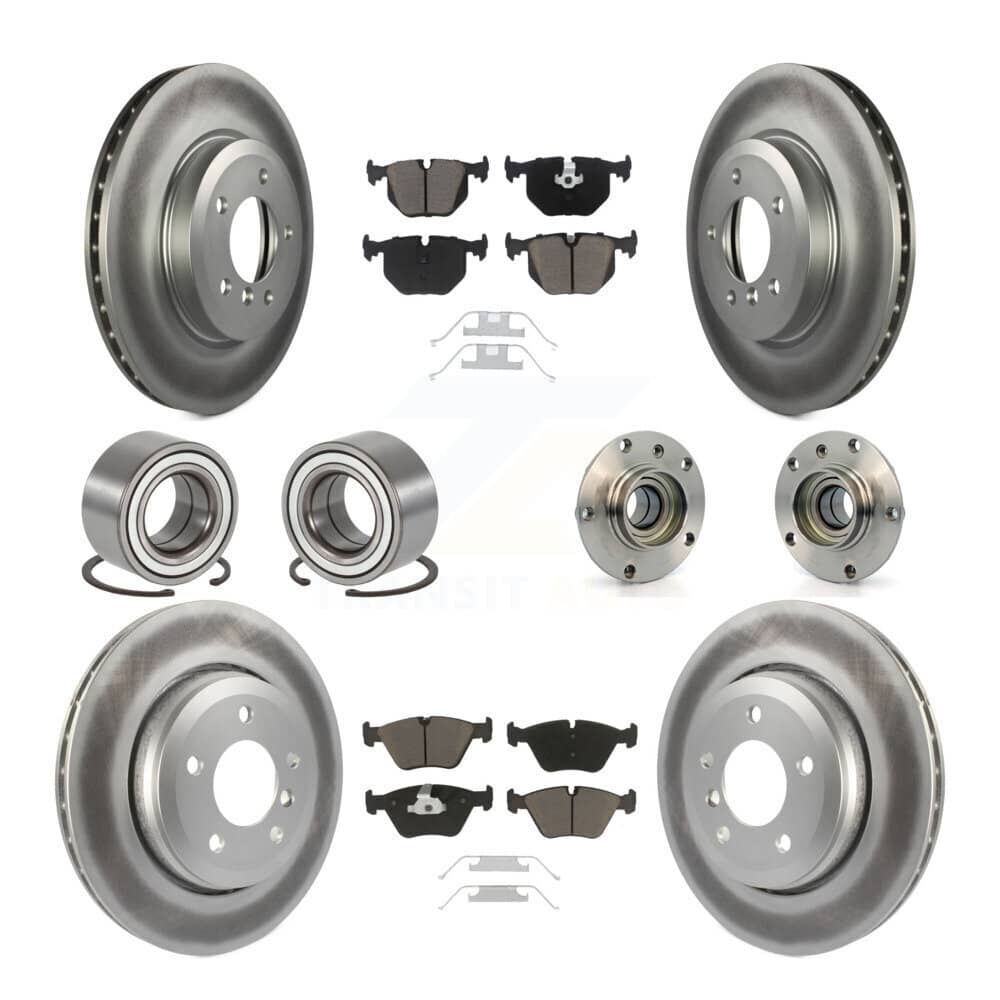 Transit Auto - KBB-121628 - Front and Rear Wheel Bearing and Hub Assembly Kits