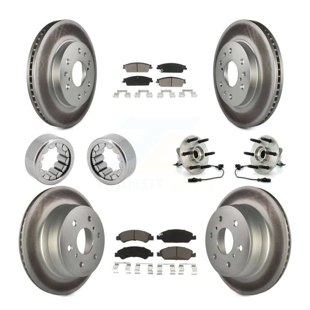 Transit Auto - KBB-121683 - Front and Rear Wheel Bearing and Hub Assembly Kits